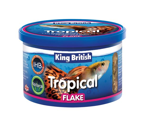 King British Tropical Fish Flake Food (With IHB)-Package Pets