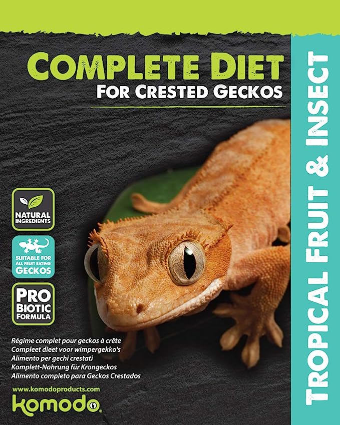 Komodo Complete Diet Crested Geckos Tropical Fruit & Insect
