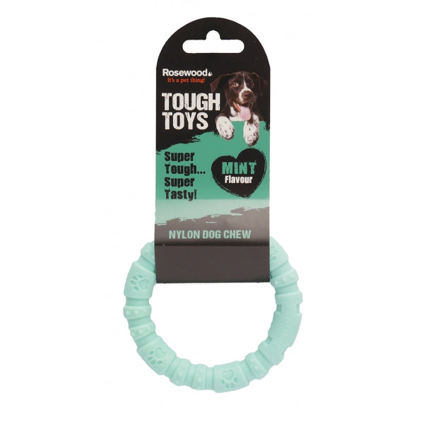 Rosewood Nylon Mint Flavoured Dog Chew Ring