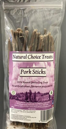 Natural Choice 100% Natural Raw Dog Treat - Pork Sticks-Package Pets