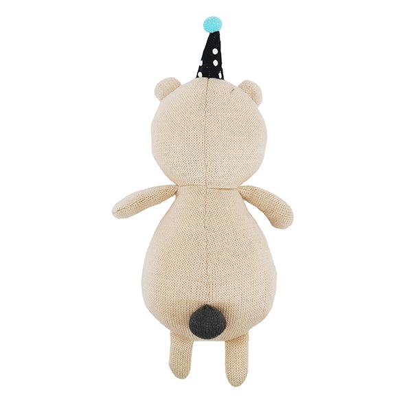 Rosewood Pippa Party Bear Dog Toy