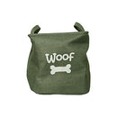 Rosewood Forest Green Canvas Pet Toy Basket-Package Pets