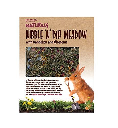 Rosewood Natural Small Animal Nibble & Dig Meadow-Package Pets