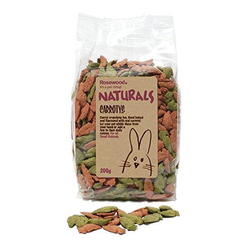 Rosewood Organic Dry Carrot Treats For Small Animals-Package Pets
