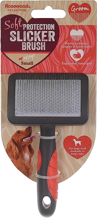 Rosewood Soft Protection Slicker Brush For Dogs