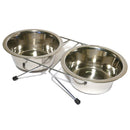 Stainless Steel Eat On Feet Non Slip Bowls - 3 Sizes-Package Pets