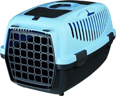 Trixie Capri 2 Pet Carrier Transport Box - Blue & Grey-Package Pets