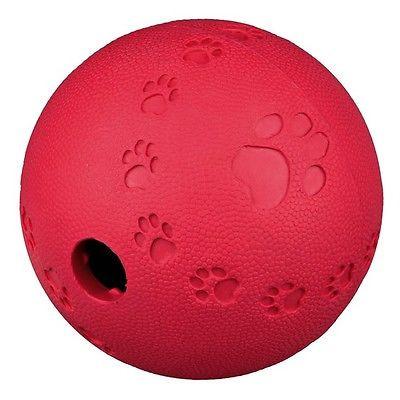 Trixie Dog Activity Snack Ball Red, Green or Blue-Package Pets