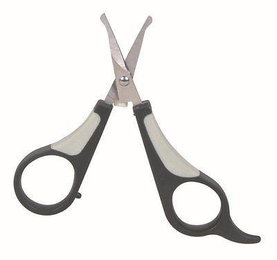 Trixie Face and Paw Ball Tip Scissors-Package Pets