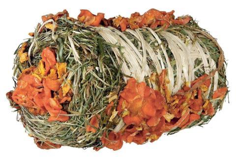 Trixie Small Animal Hay Bale with Pumpkin & Carrot-Package Pets