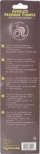 Komodo Angled Stainless Steel Feeding Tongs