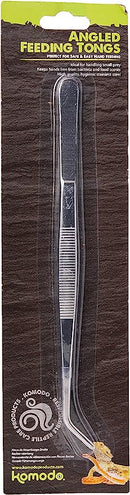 Komodo Angled Stainless Steel Feeding Tongs