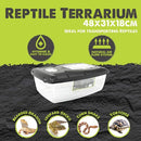 Komodo Plastic Terrarium - 48 x 31 x 18 cm