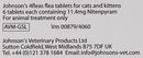 Johnson's 4Fleas Cat & Kitten Treatment - 6 Tablets